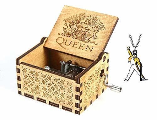 Home Cuzit Greatest Hits Queen - Caja de mš²Sica de Madera