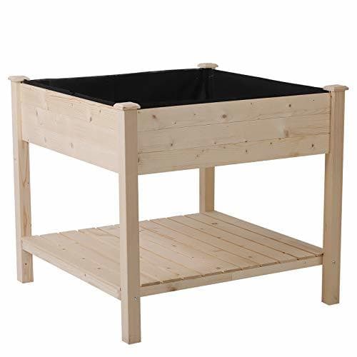 Product Outsunny Huerto Urbano Tabla de Crecimiento Mesa de Cultivo Vintage con Estante