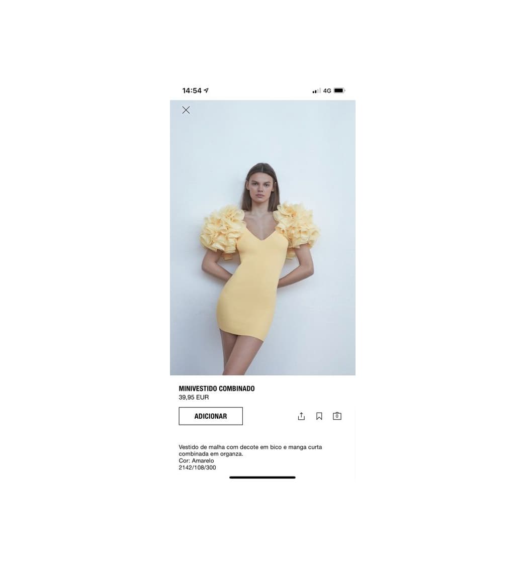 Fashion Vestido Amarelo Folho