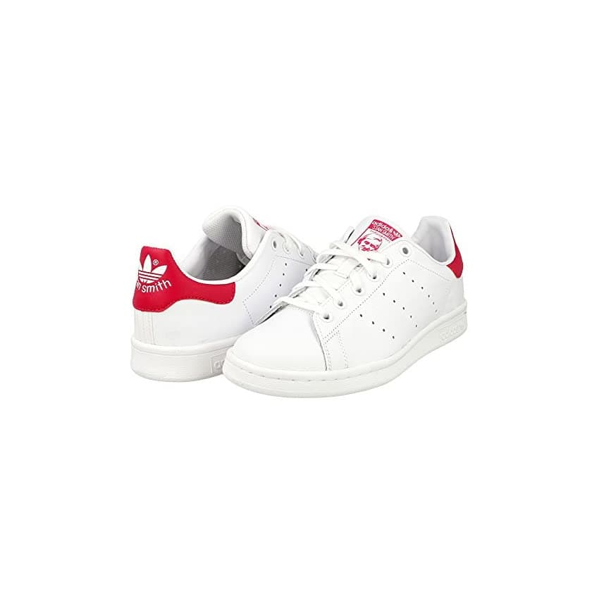 Moda adidas Stan Smith J, Zapatillas Unisex Niños,  Blanco