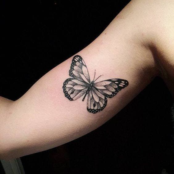 Fashion Mariposa tattoo