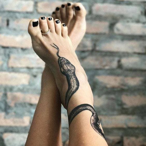 Moda Tatuaje en pie