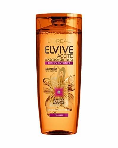 Beauty L'Oreal Paris Elvive Aceite Extraordinario Champú Nutritivo para Pelo Seco