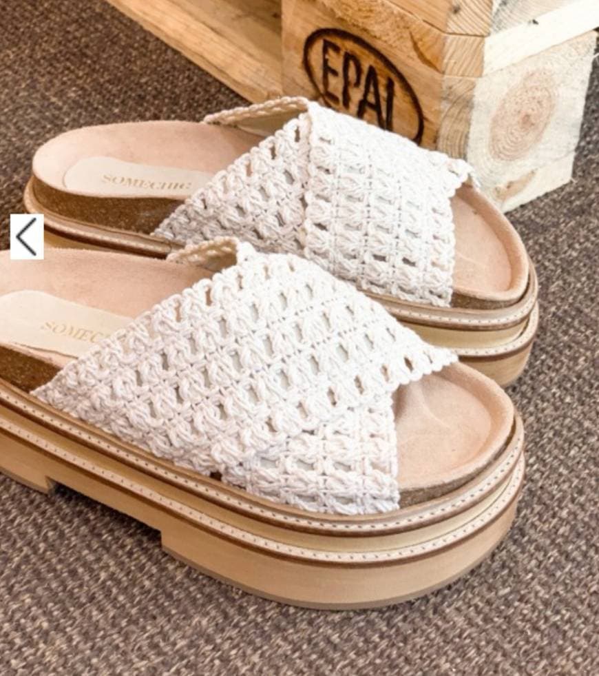 Product Sandalias blancas 