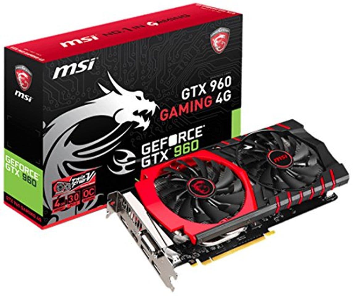 Electronic MSI GeForce GTX  960 Gaming 4G - Tarjeta gráfica GeForce GTX