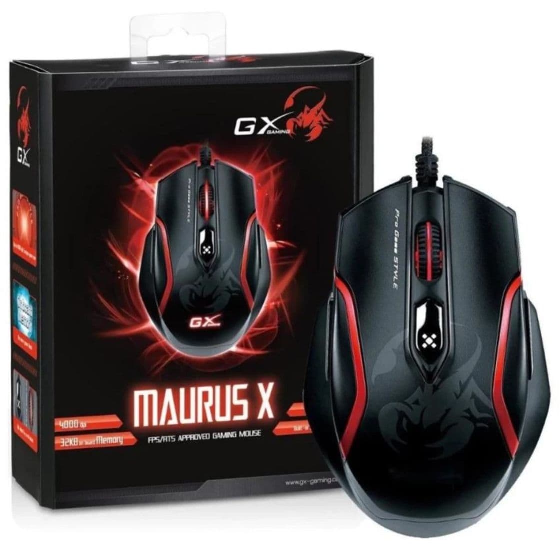 Fashion Mouse Gx Gaming Maurus X Genius 		 	

