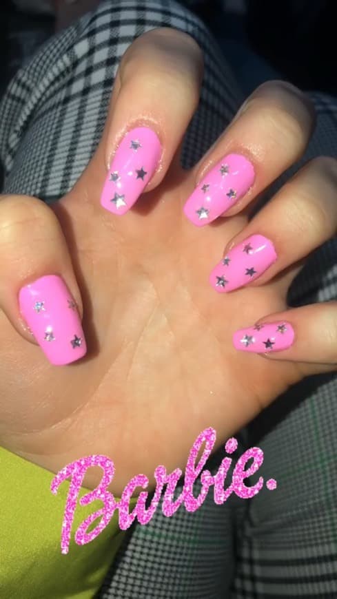 Fashion Unhas Rosa e Estrelas 💅🏻🌟