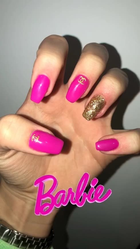 Fashion Unhas Rosa choque 💖