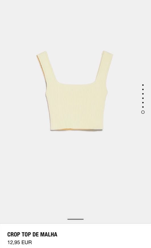 Producto Crop top amarelo