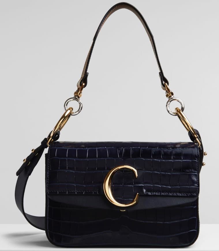 Product small chloé c double carry bag
