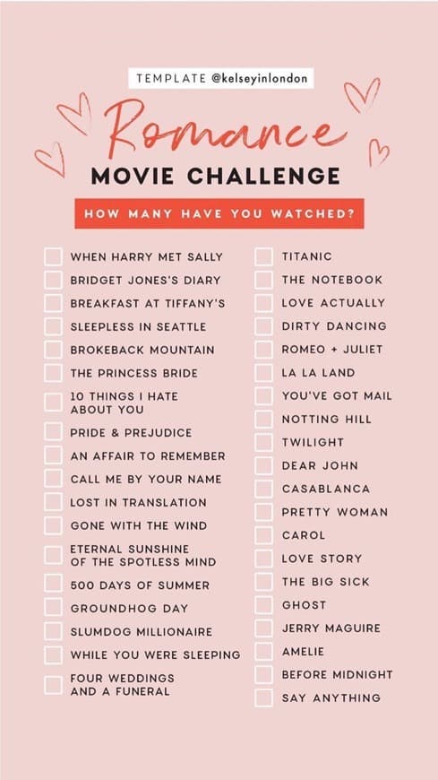 Moda MOVIE CHALLENGE 