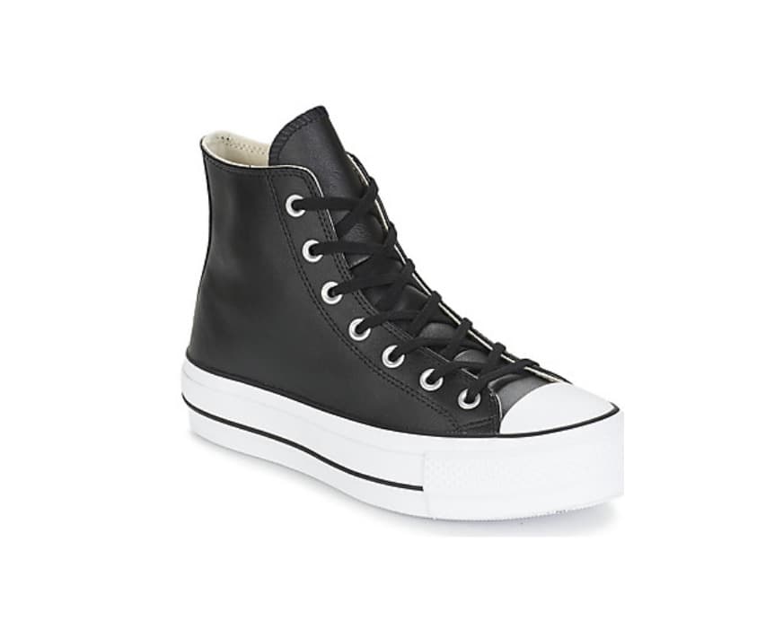 Producto Converse negros plataforma 