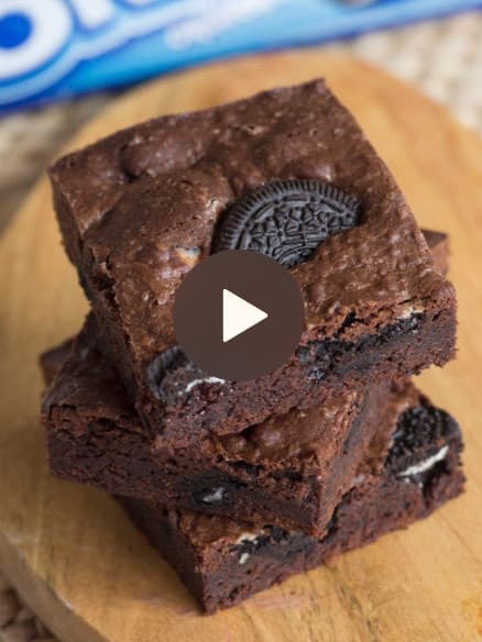 Moda Receita Brownie de oreo solidário