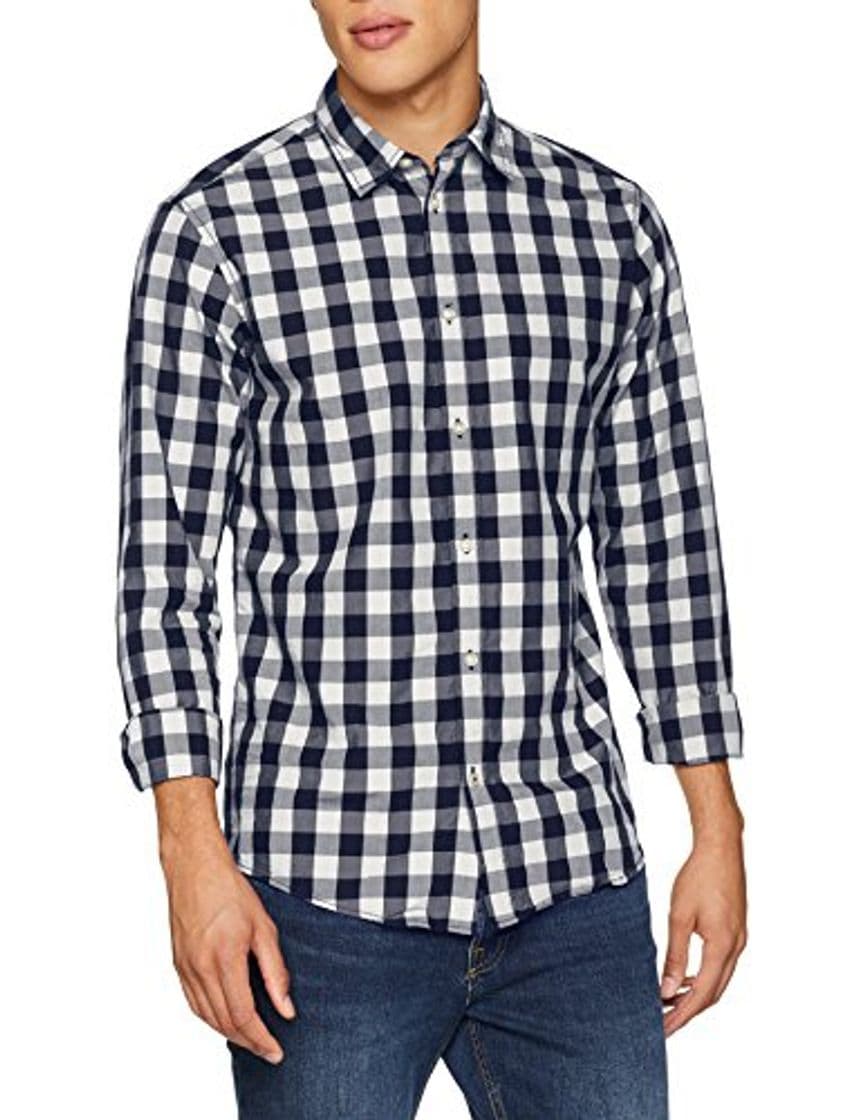 Producto JACK & JONES Jjegingham Shirt L/s Camisa, Multicolor