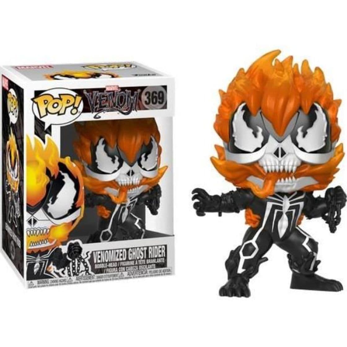 Game Marvel Funko Pop Venom Venomized Ghost Rider #369 Vinyl Figure Featuring Special