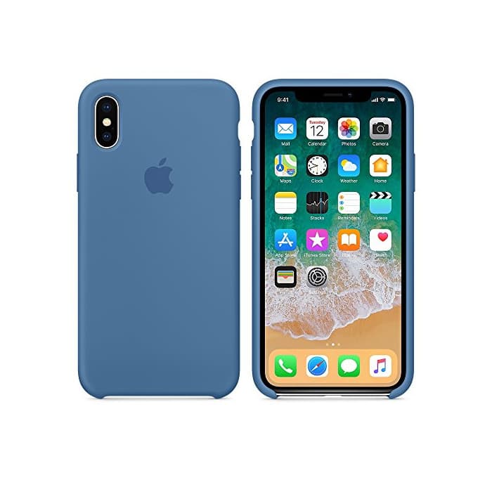 Electrónica El último Verano Funda iPhone X, Slim Líquido de Silicona Gel Carcasa