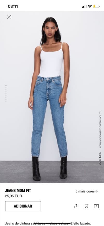 Fashion Mom Jeans Zara