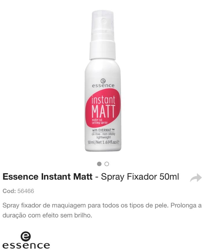 Moda Spray Fixador Essence