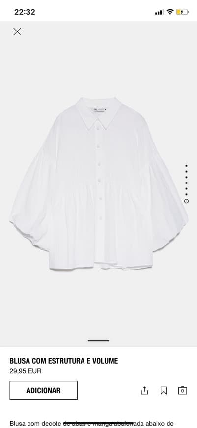 Fashion Blusa Zara