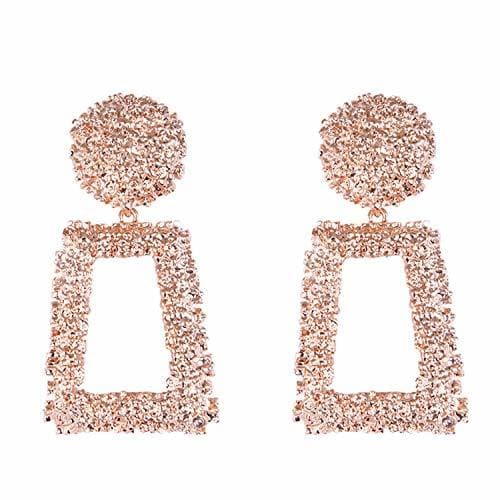 Moda CNSP Pendientes Jewellery Big Vintage Earrings For Women Gold Color Geometric Earring