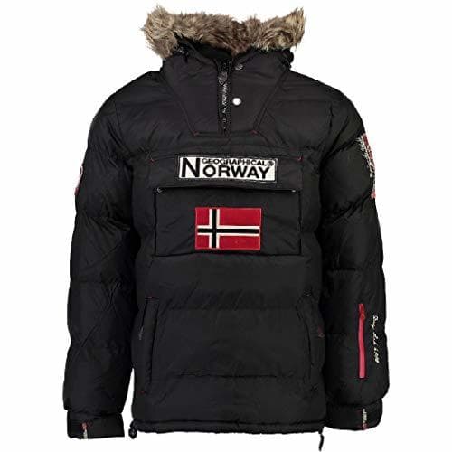 Fashion Geographical Norway Parka Hombre BOKER Negro S