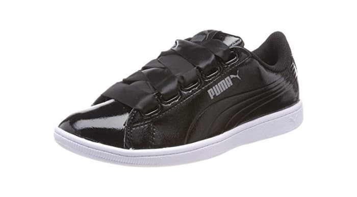 Moda Puma Vikky Ribbon P, Zapatillas para Mujer, Negro