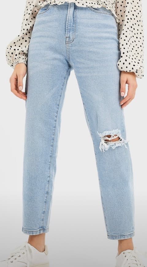 Product mom jeans rasgadas STRADIVARIUS 