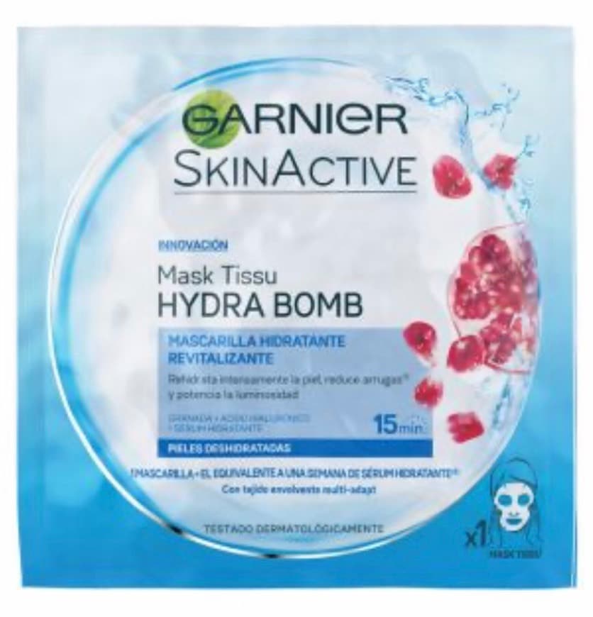 Product Garnier Hydrabomb Máscara Tecido