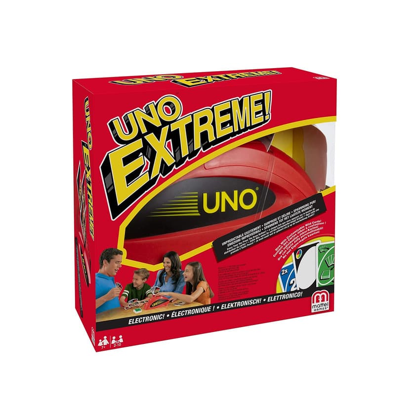 Producto Mattel Games Uno extreme, juego de cartas