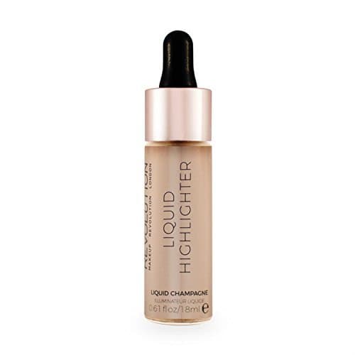 Producto Makeup Revolution Liquid Highlighter Champagne Rozświetlacz w płynie 18ml