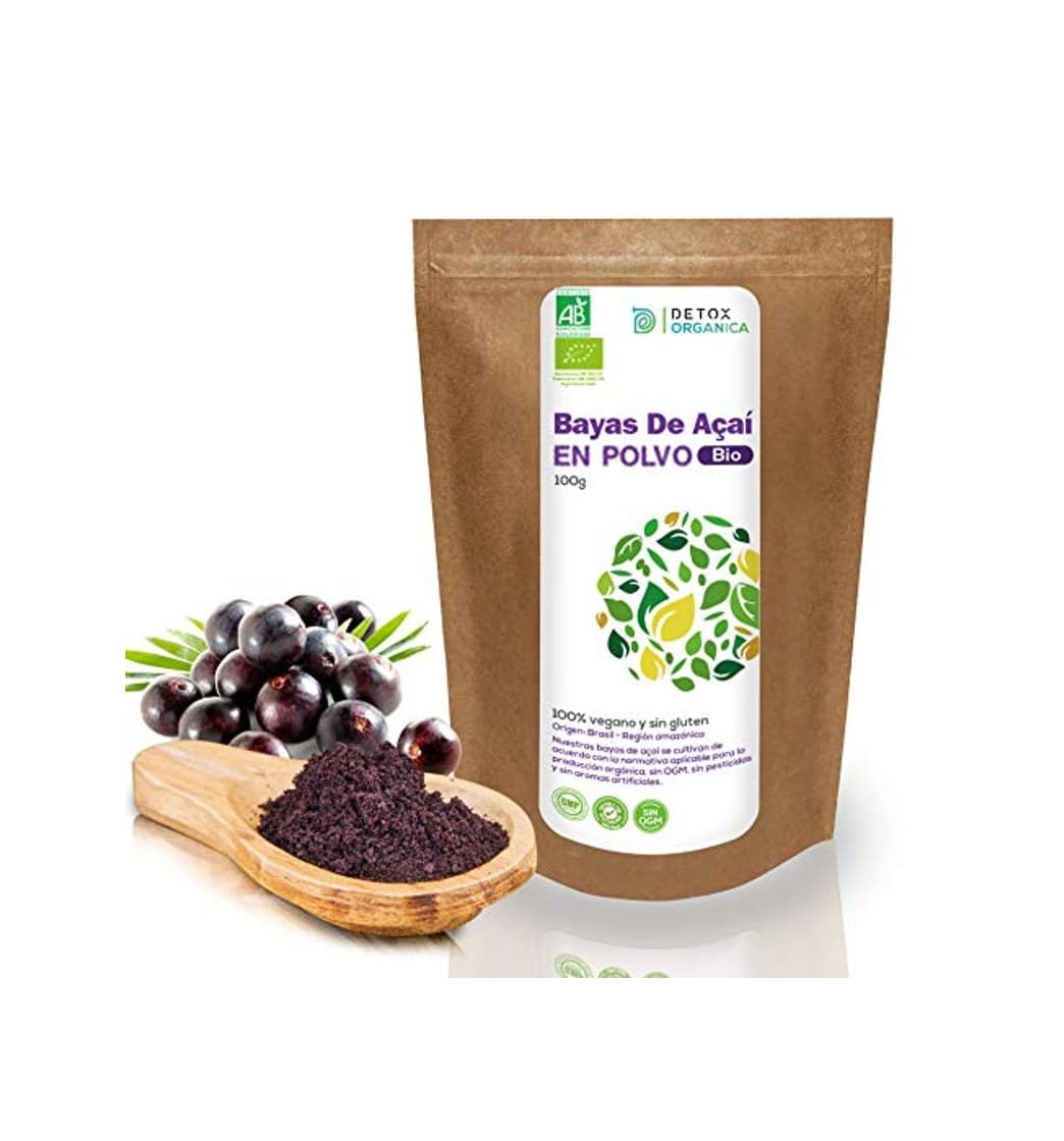 Producto Bayas De Acai En Polvo Orgánico 100 g – Bayas Acai Congelado