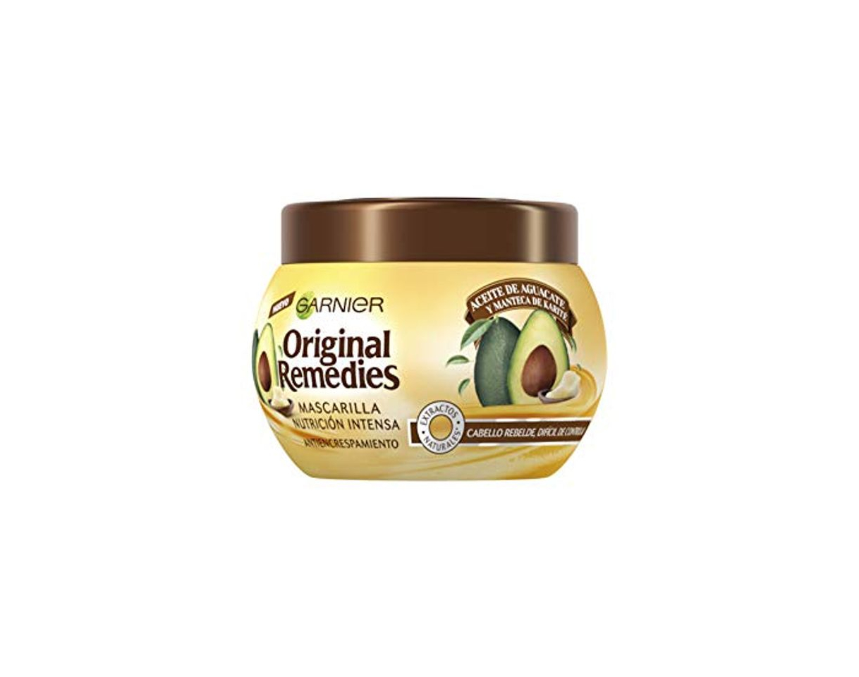 Belleza Garnier Original Remedies Aceite de aguacate y manteca de karité Mascarilla capilar