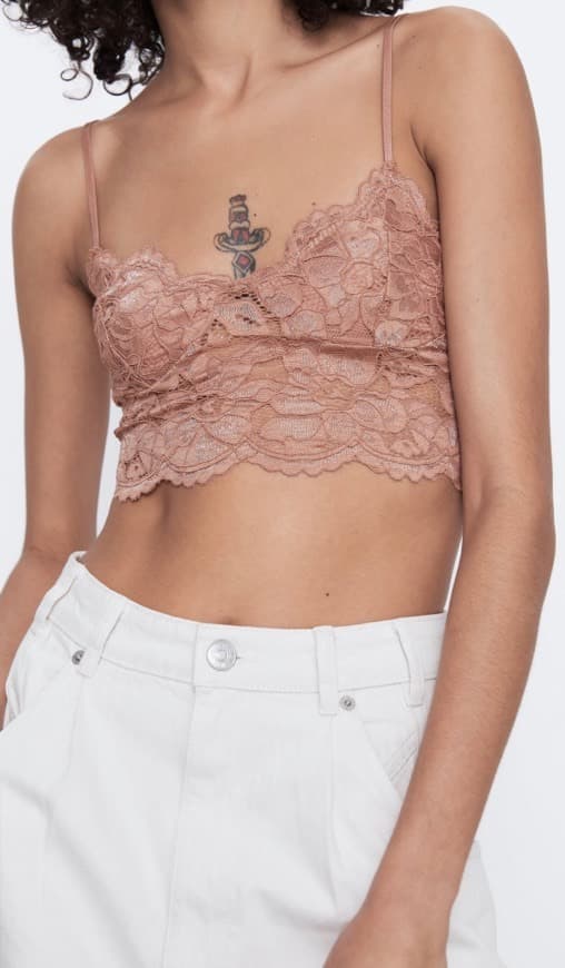 Product Top bralette de renda 