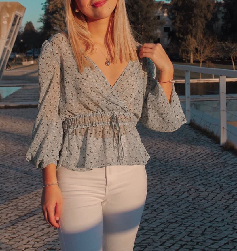 Moda Blusa estampada