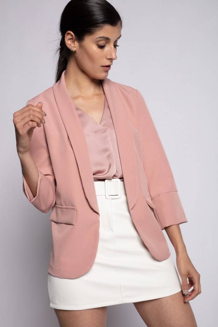 Product Chaqueta suave rosa