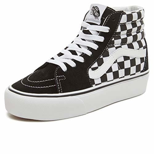 Moda Vans Sk8 Hi Platform Calzado Checkerboard