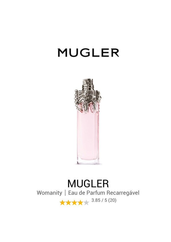 Producto Womanity Thierry Mugler 