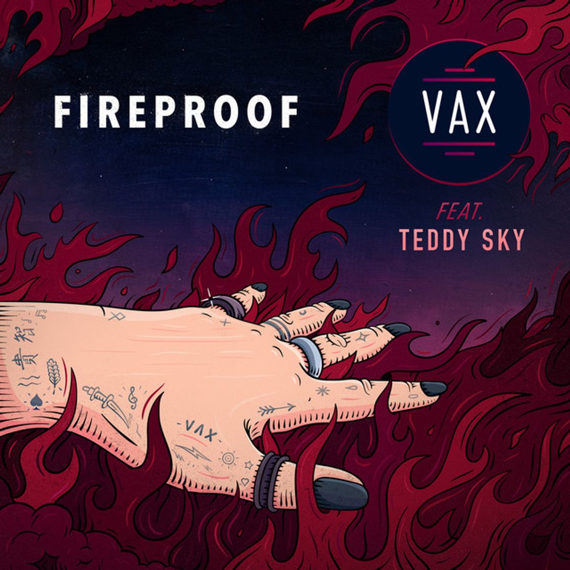 Canción Fireproof (feat. Teddy Sky)