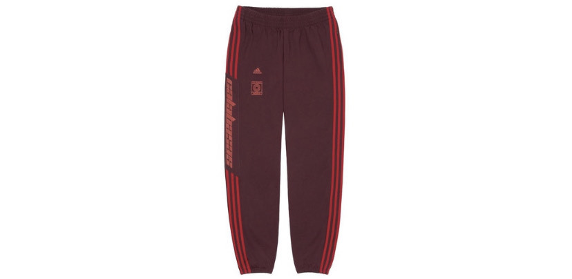 Fashion adidas Yeezy Calabasas Track Pants Maroon
