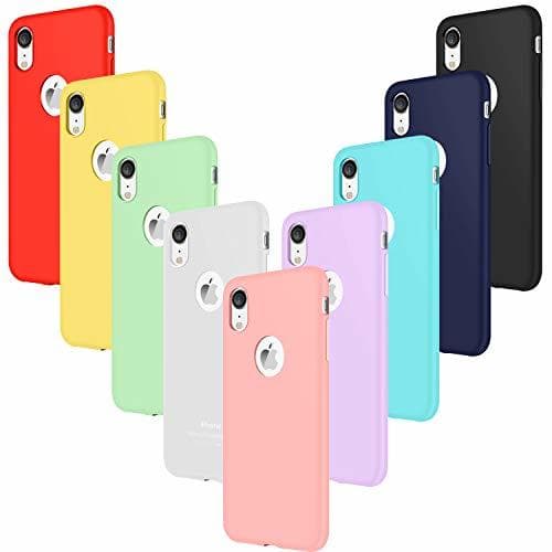 Electrónica Leathlux 9X Funda iPhone XR Silicona Carcasa Ultra Fina TPU Gel Protector