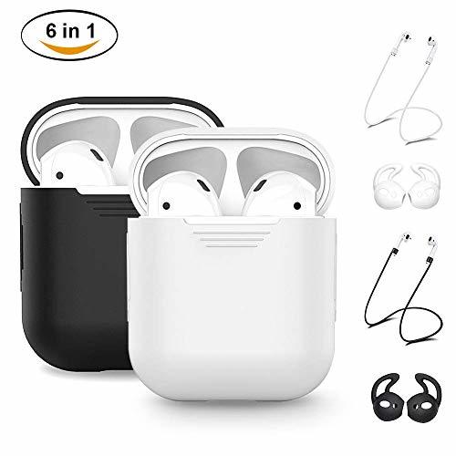 Electronic YCFIRE Funda Protectora para AirPods, AirPods Accesorios Funda y Piel Protectoras de