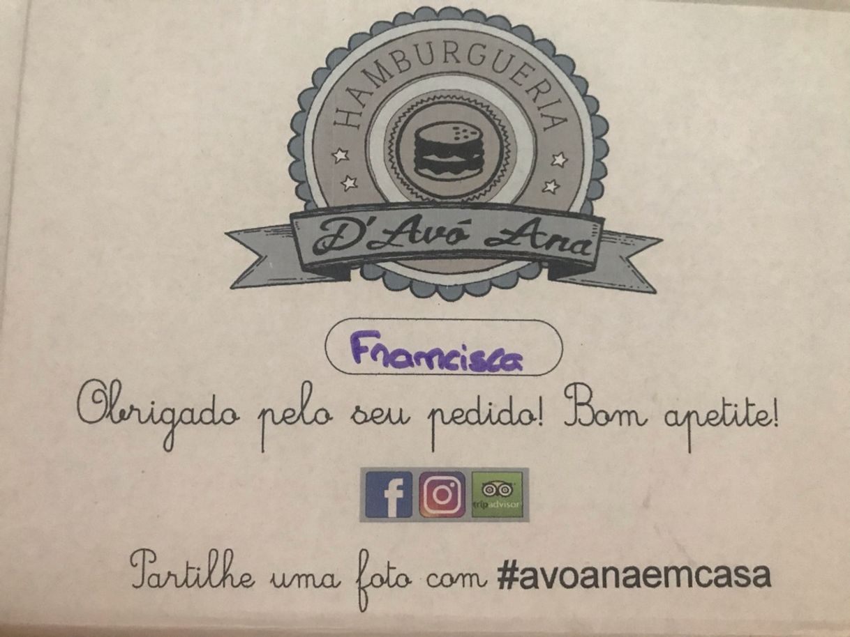 Restaurantes Hamburgueria D'Avó Ana