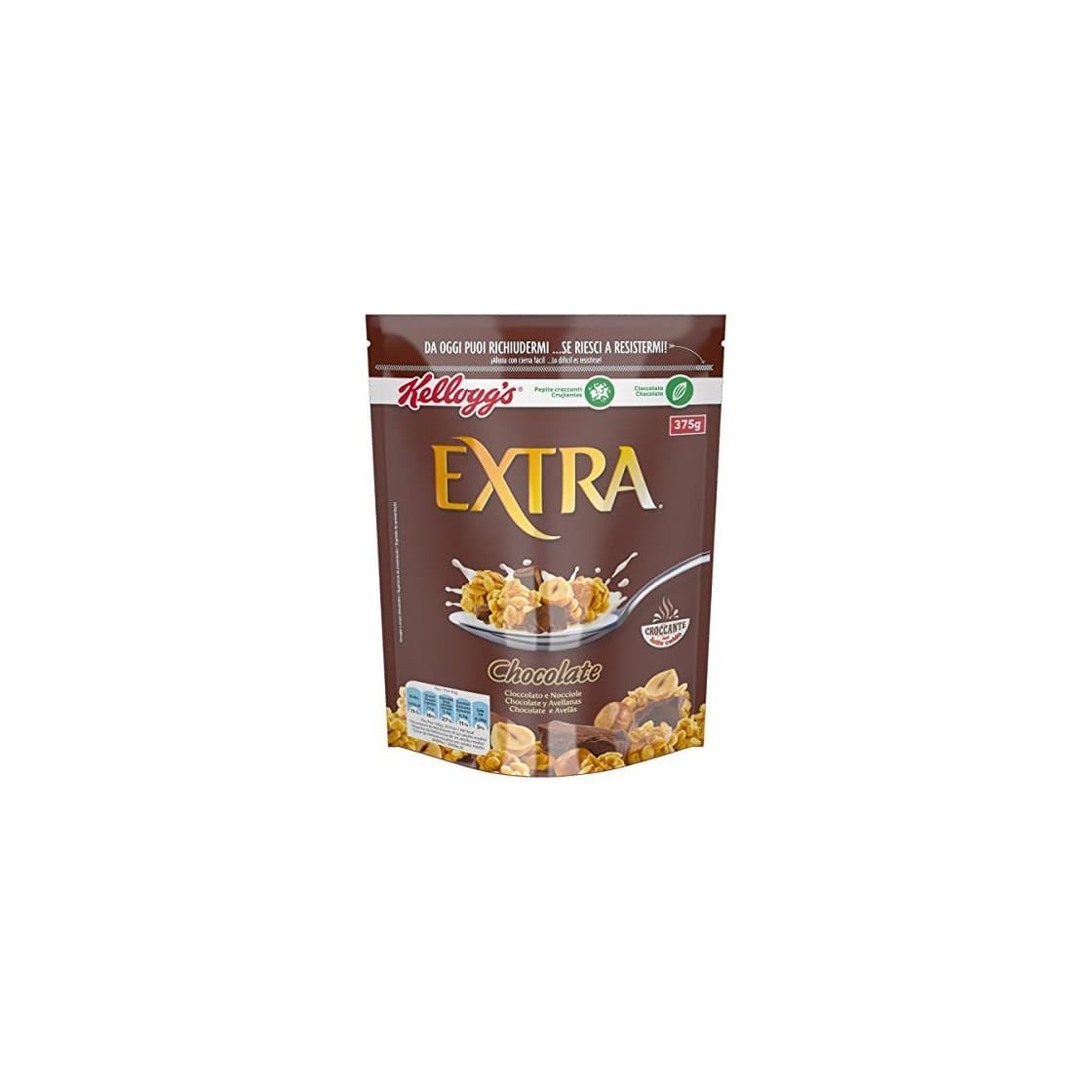 Producto Kellogg's Extra Chocolate belga y Avellanas Granolas- 375 g