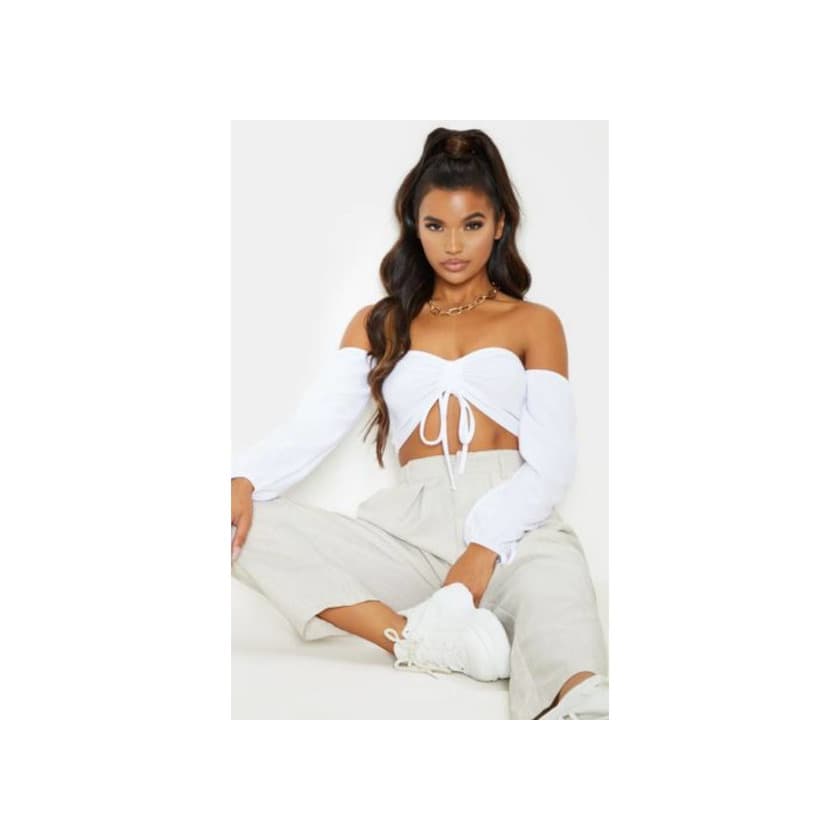 Producto Crop top white