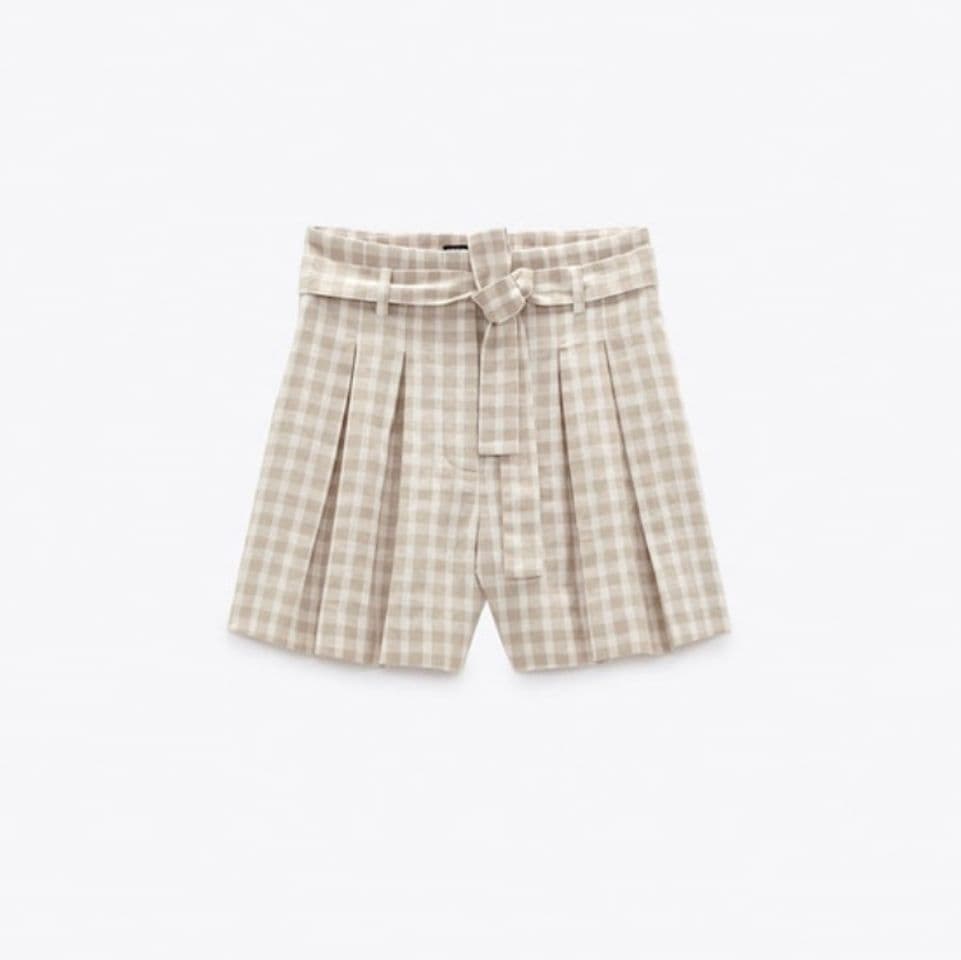 Fashion Rustic Check Bermuda Shorts 