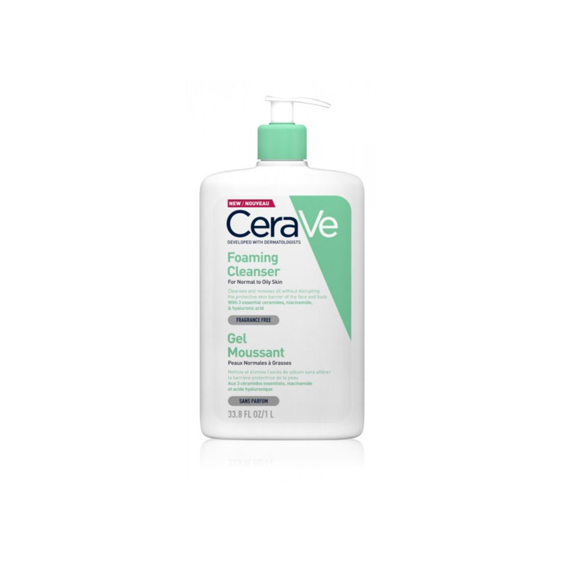 Product Cerave Espuma De Limpieza Hidratante 1l