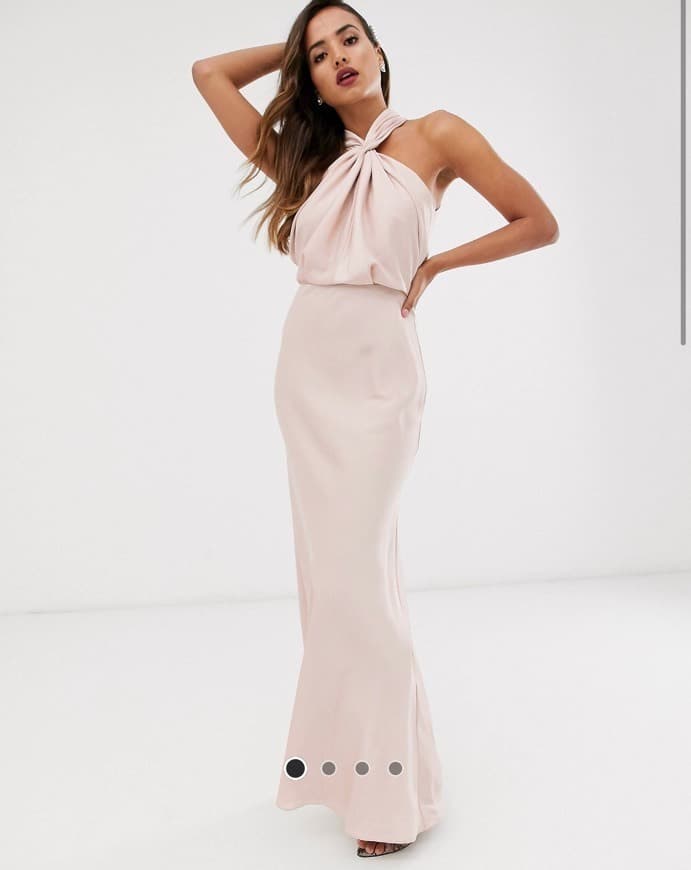 Moda Vestido cuello halter ASOS