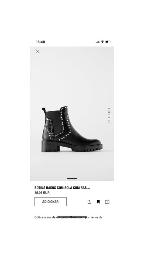 Product Botas com tachas Zara