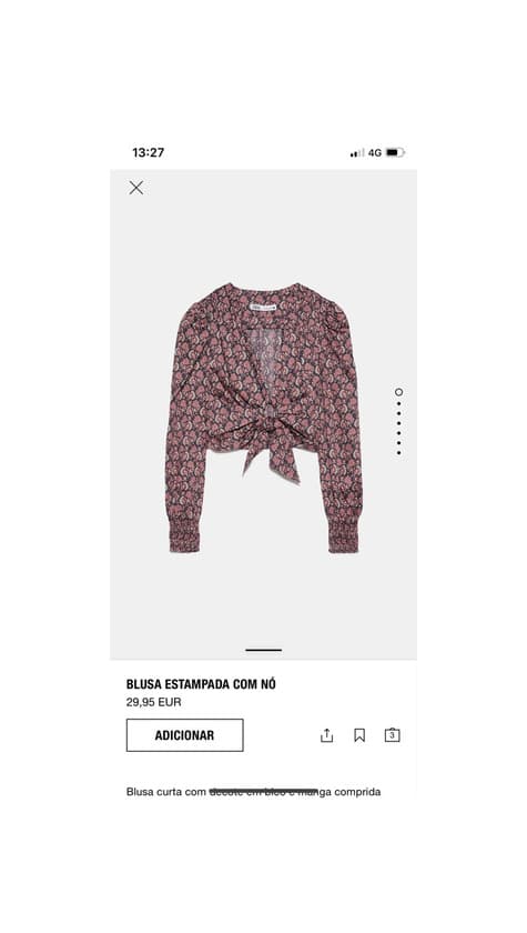 Product Blusa Zara