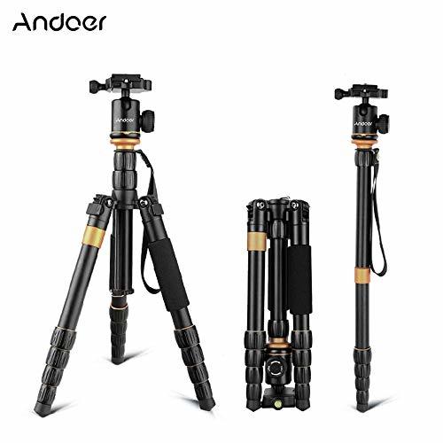 Electrónica Andoer Pro Trípode Reflex Portátil 132cm